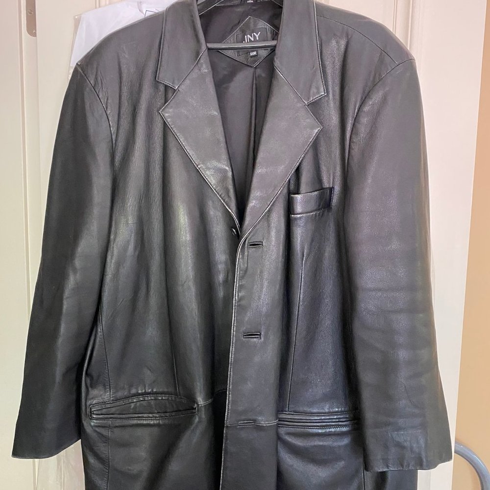 Men's Jones NY Leather blazer